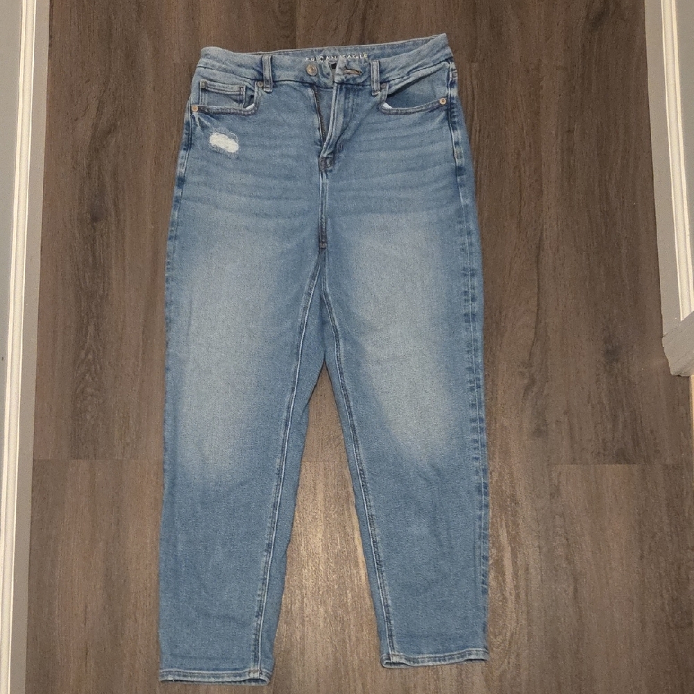 American Eagle Curvy Mom Blue Women's Jeans